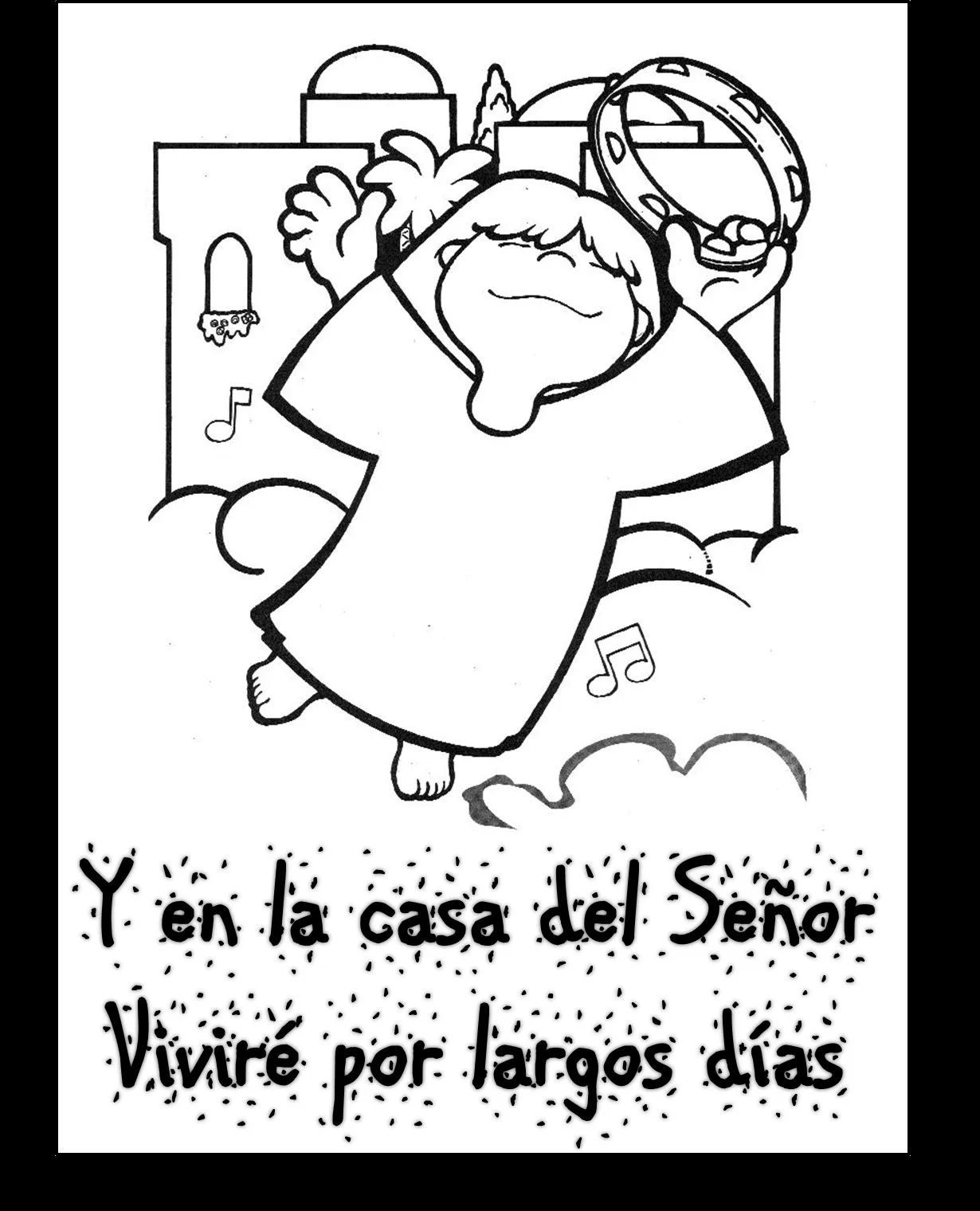 Los niños y la Biblia: Salmo 23 para niños. Una idea para colorear ... Los niños y la Biblia: Salmo 23 para niños. Una idea para colorear ...