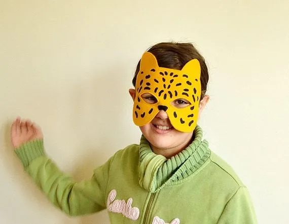 Niños Chita o máscara de leopardo los niños sentían por BHBKidstyle