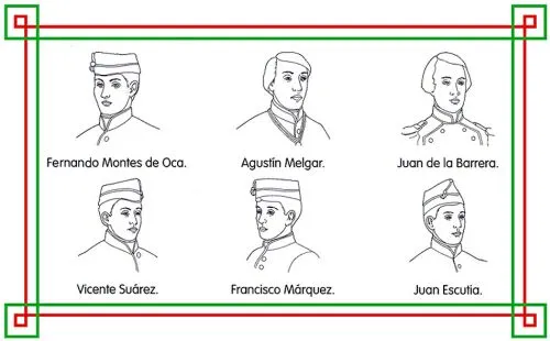 Nombres de los niños heroes de chapultepec - Imagui
