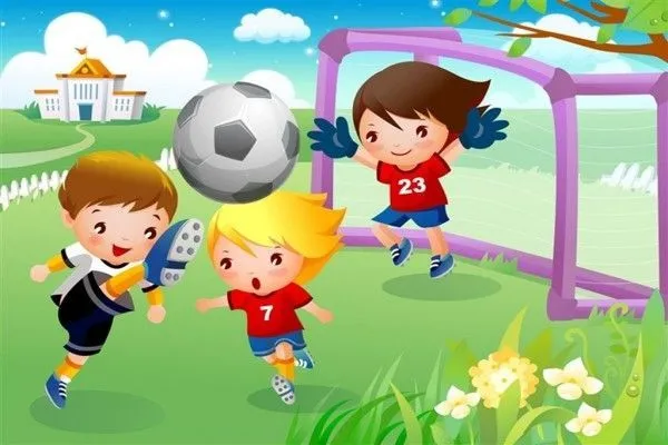 Niños jugando al futbol | lugares de juegos | Pinterest | Fútbol