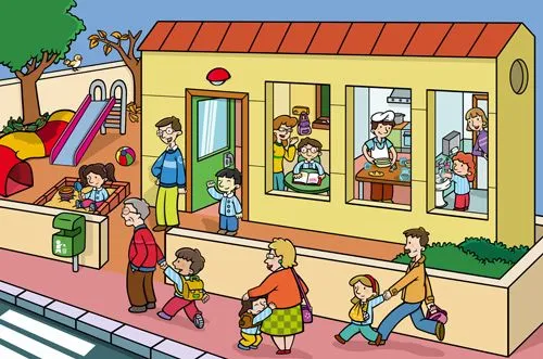 Niños entrando a su escuela - Imagui