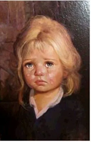  ... de entonces realizó cuadros en los que aparecen niños llorando