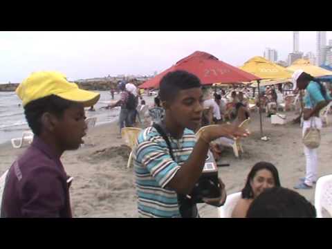 Niños raperos en playa CARTAGENA DE INDIAS - YouTube