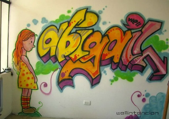 Nombre abigail en graffiti - Imagui