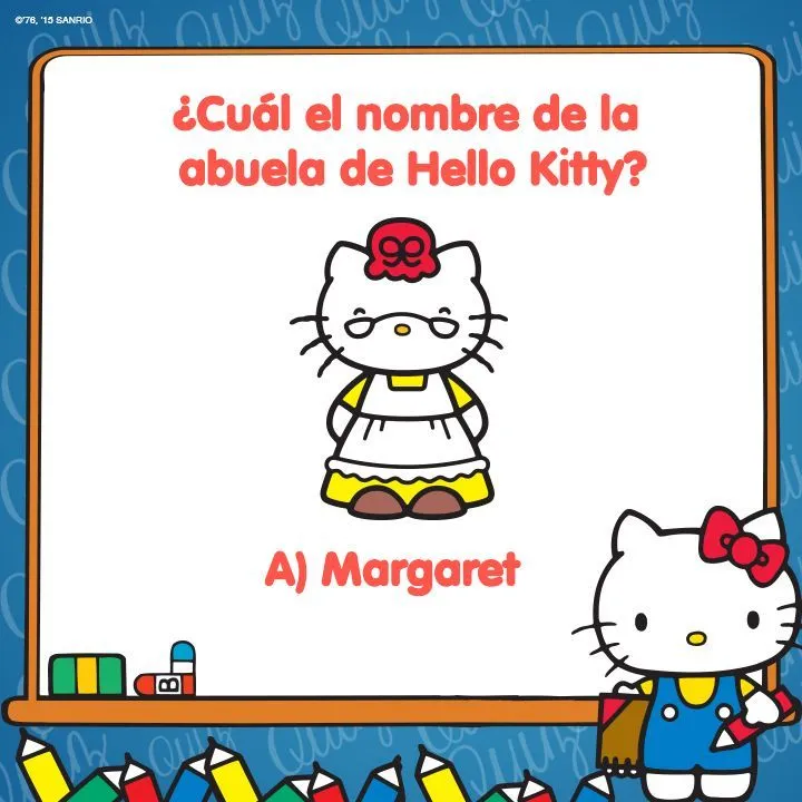 El nombre de la abuela de Hello Kitty es Margaret! =ˆ.ˆ= | Hello kitty,  Sanrio, Nombres