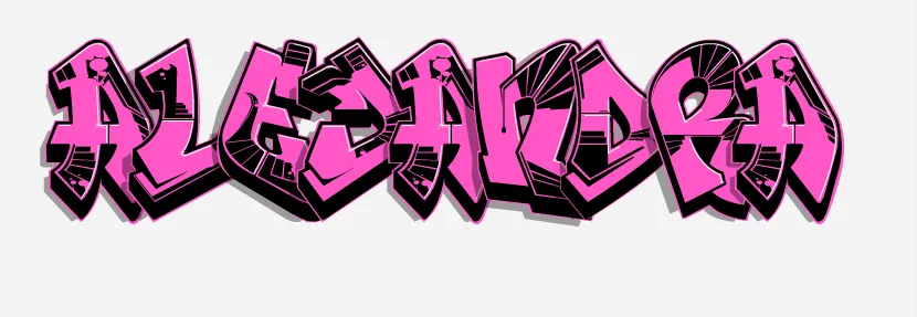 Nombre ale en graffiti - Imagui