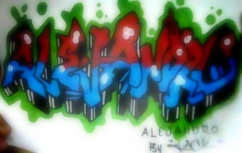 Nombre alejandro en graffiti - Imagui