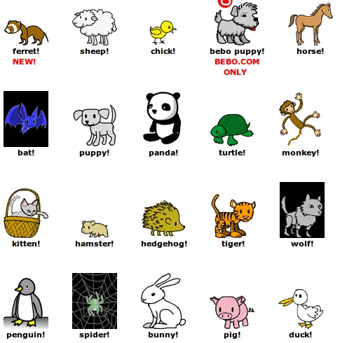 Nombre de animales con i - Imagui