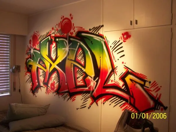 Nombre axel en graffiti - Imagui