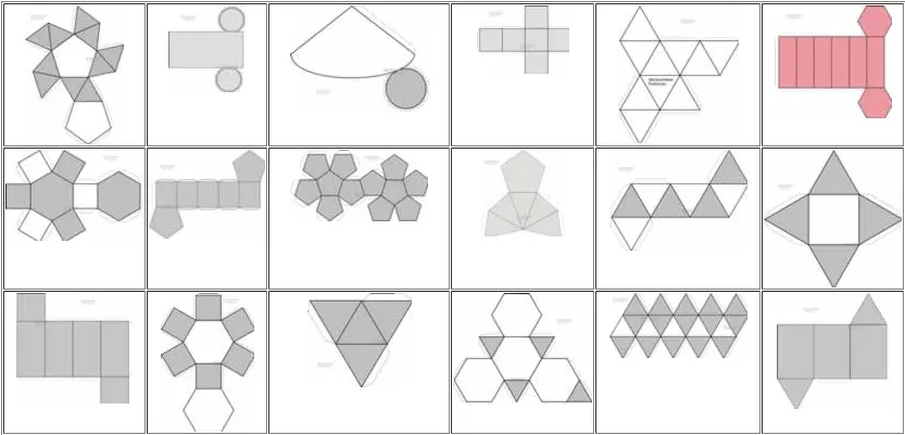 Figuras geometricas en 3D con sus nombres - Imagui