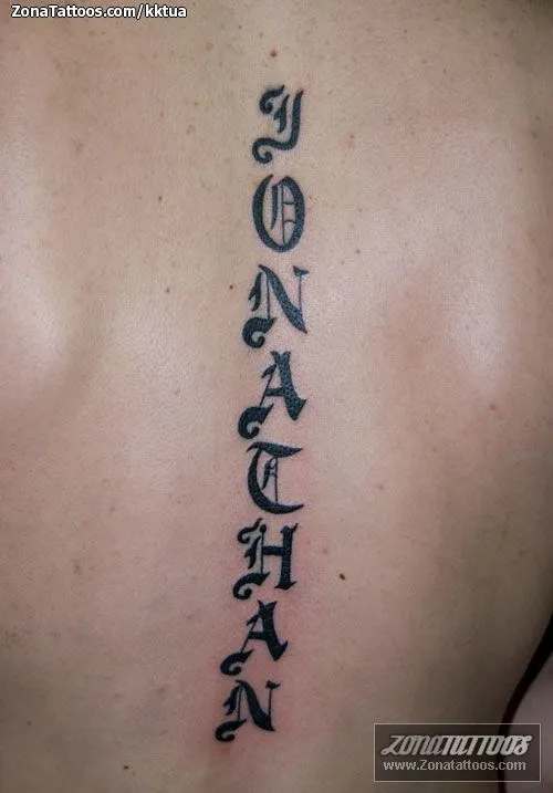 Nombre jonathan en tatuaje - Imagui
