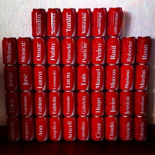 Te damos los 488 NOMBRES que aparecen en las latas de Coca-Cola ...