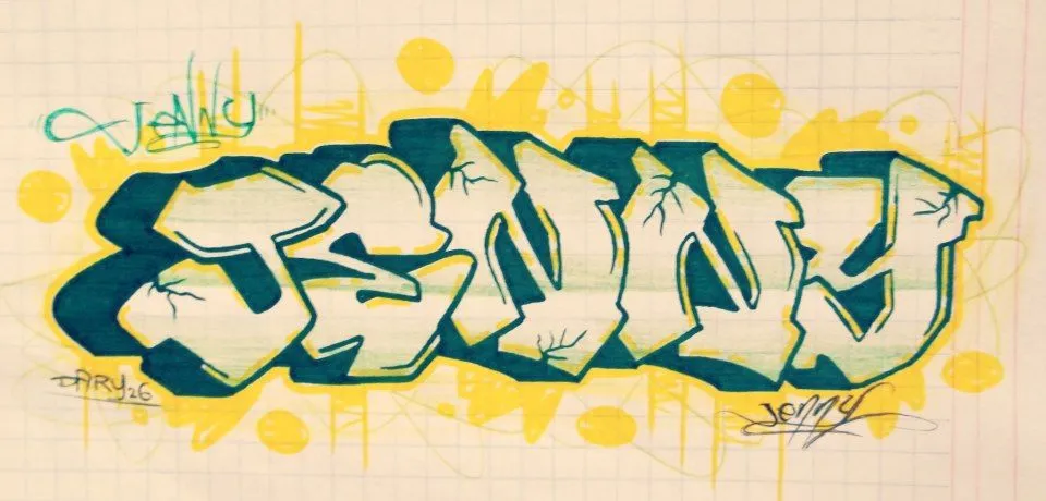 Graffitis jenny - Imagui