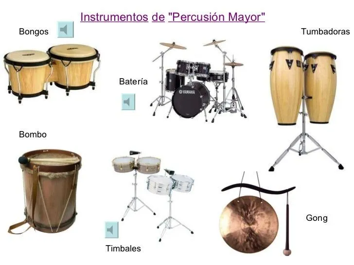 Nombres de instrumento de percusion - Imagui