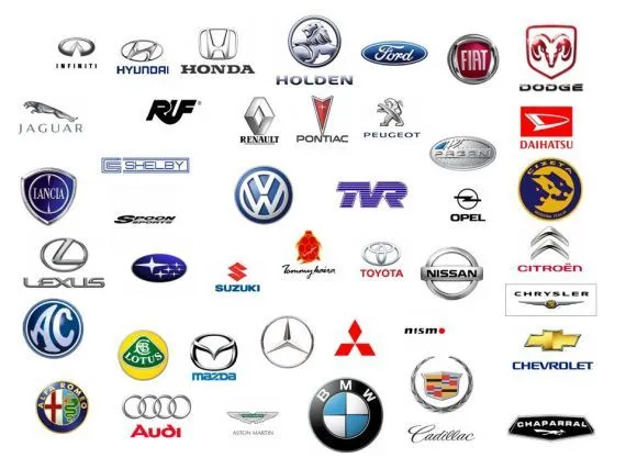 Nombres de marcas de autos y sus logos - Imagui