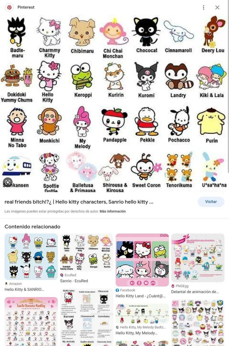 Los nombres de estos muñecos en 2023 | Nombres kawaii, Nombres para gatas, Sanrio  hello kitty
