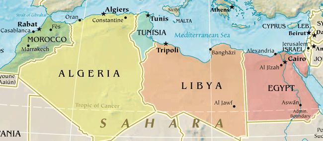 Norte da África - Geografia - InfoEscola