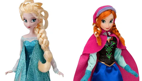 Novedades Disney: Muñecas de Disney Store de Anna y Elsa (Frozen)