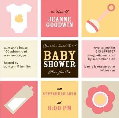Novedosas opciones de tarjetas para Baby Shower | Fiesta101