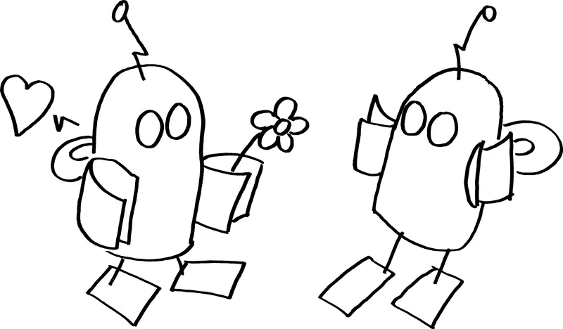 Robots faciles de dibujar - Imagui