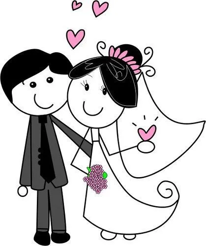 Clip art de novios para boda - Imagui