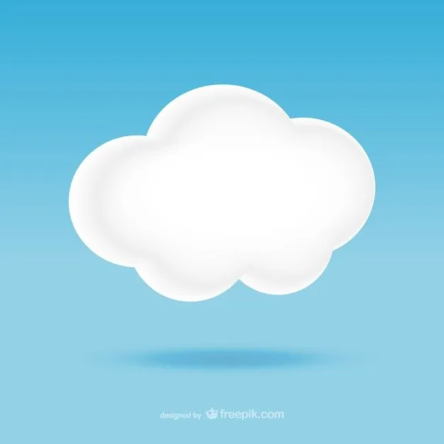 Nube blanca | Descargar Vectores gratis