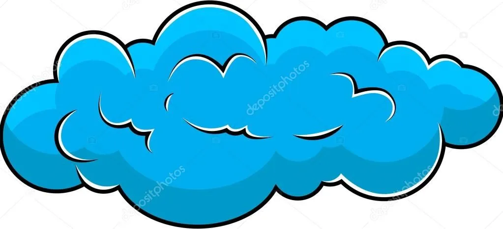 nube de cómic — Vector stock © baavli #24669773