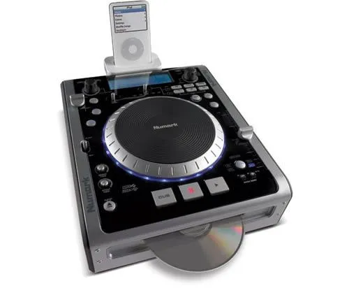 Numark iCDX, Plato DJ con soporte para iPod | iPodTotal