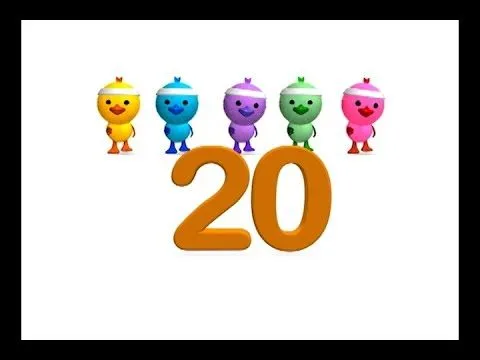 Los números del 1 al 20 - Canción infantil - La Pelota Loca - YouTube