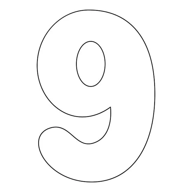 Números arábigos para colorear libro para niños figuras árabes dibujadas a  mano del uno al nueve números de script dibujados a mano del 0 al 9 en el  estilo de garabatos sobre