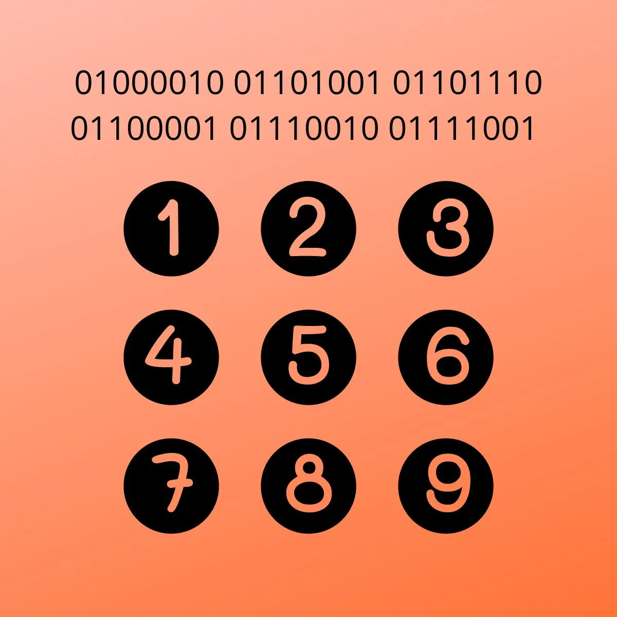 Números binarios: tabla de los números del 1 al 100 en binario