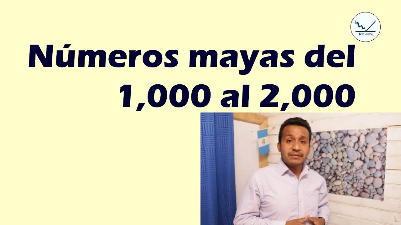 Números mayas del 1000 al 2000 - YouTube
