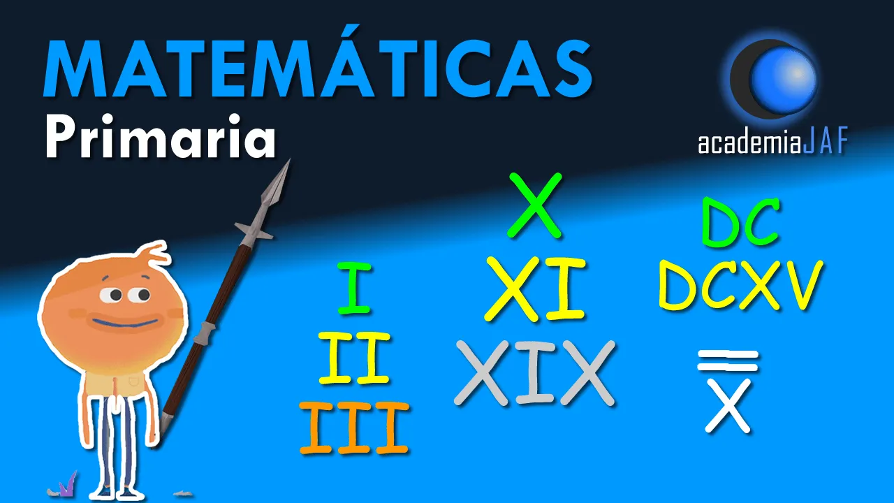 Números romanos - academia JAF - Clases en vídeo online gratis de Lengua  española, Matemáticas, Contabilidad, Física...