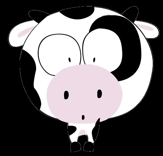 Como hacer una vaca dibujo - Imagui