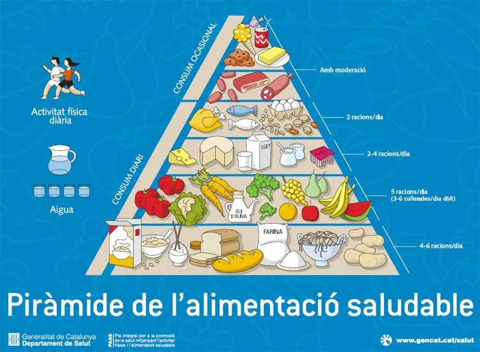 pirámide alimentaria | Guía Metabólica