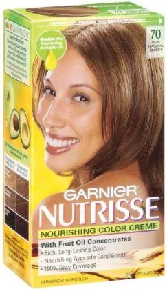 Garnier Nutrisse Nourishing Color Crème, 70 Dark Natural Blonde | eBay