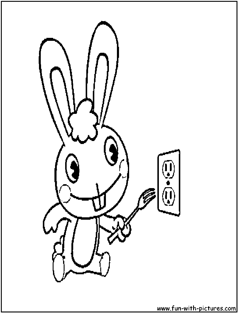 nutty happy tree friends Colouring Pages