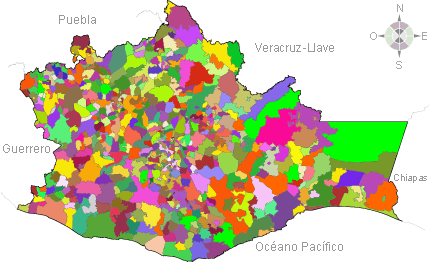 Oaxaca. División municipal