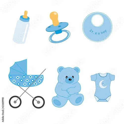 Objetos de bebé niño" Imágenes de archivo y vectores libres de ...