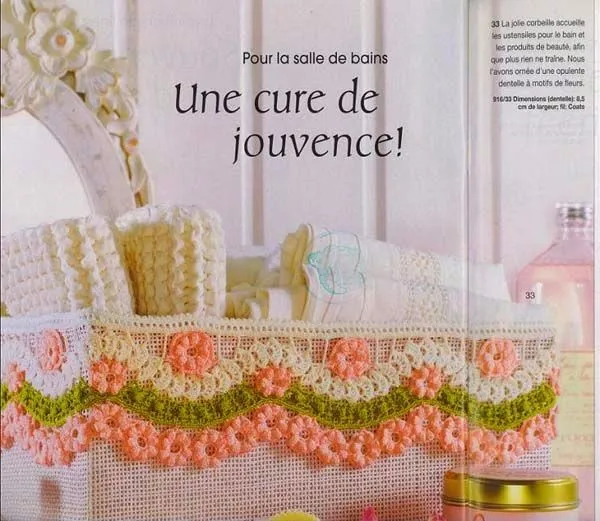 Guarda delicada para decoración | Crochet y Dos agujas