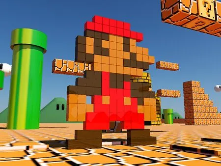 5 of the Coolest Mario Pixel Creations Ever - TechEBlog 5 of the Coolest Mario Pixel Creations Ever - TechEBlog