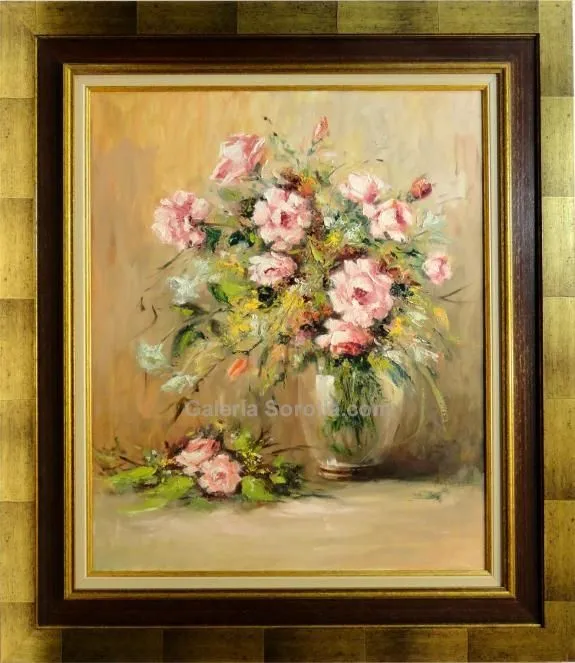Ofertas para comprar cuadros online en óleo sobre lienzo - Flores ...
