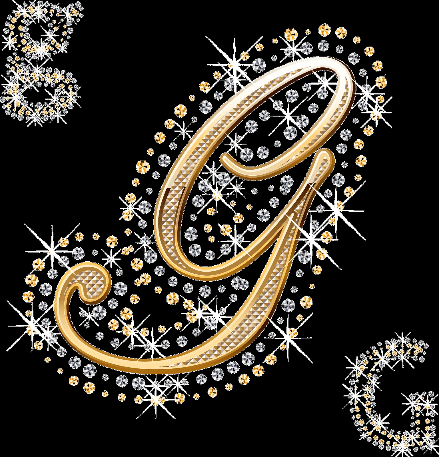 Oh my Alfabetos!: Alfabeto de oro y brillantes. Oh my Alfabetos!: Alfabeto de oro y brillantes.