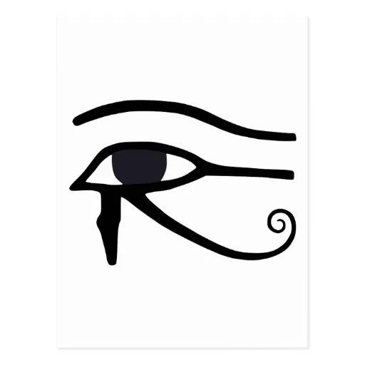 OJO egipcio antiguo de la postal de HORUS Wadjet de Zazzle. OJO egipcio antiguo de la postal de HORUS Wadjet de Zazzle.