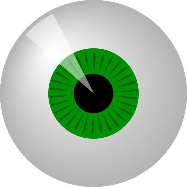 Ojos verdes clipart Vector de imágenes prediseñadas - vectores ...