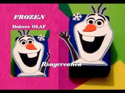 COMO HACER A OLAF (FROZEN) - DULCERO DE FOAMY / FROZEN PARTY OLAF ...