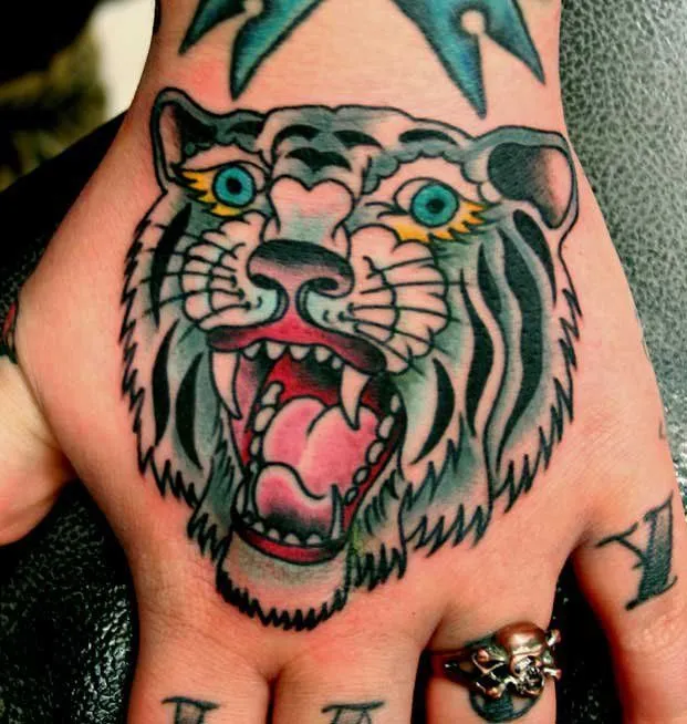 old school Ugly Steve Tattoo Picture Sailor Jerry Tiger ...