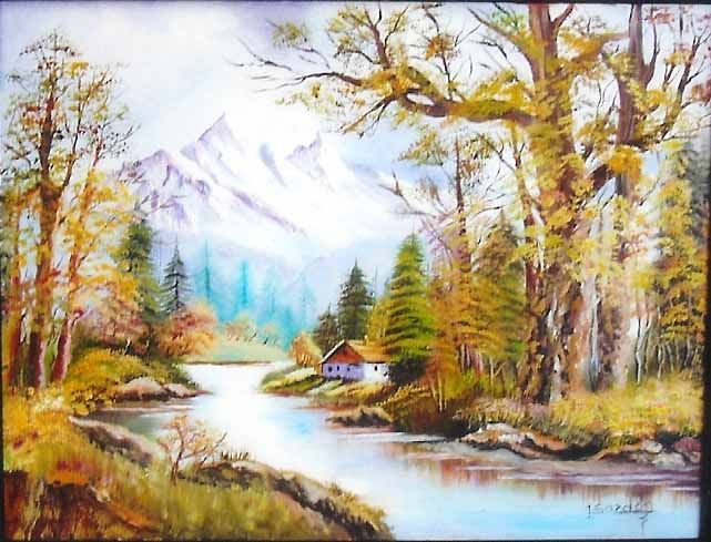 pintura al oleo paisajes... | Oleo | Pinterest