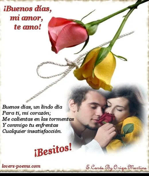 Buenos dias on Pinterest | Amor, Frases and Te Amo