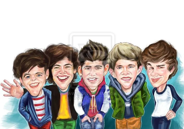 One Direction by ErolArt.deviantart.com | Caricature | Pinterest ...